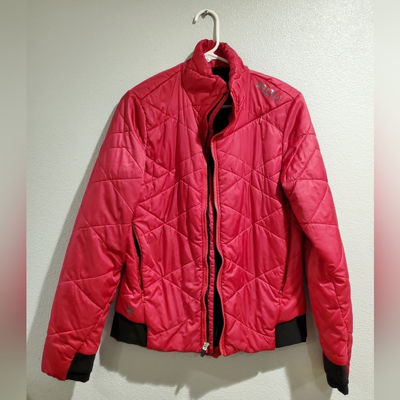 Women's Ryu Primaloft Puffer Quilted Winter Jacket Coat Pink M - Picture 1 of 7